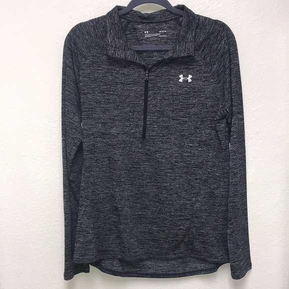 Under Armour Tops - Under Armour Loose Fit Heatgear Women’s Large 1/4 Zip Collared Long Sleeve